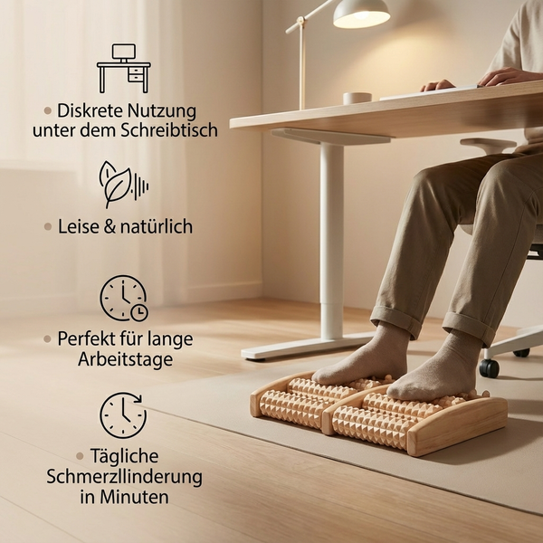 Holz Fußroller Entspannung