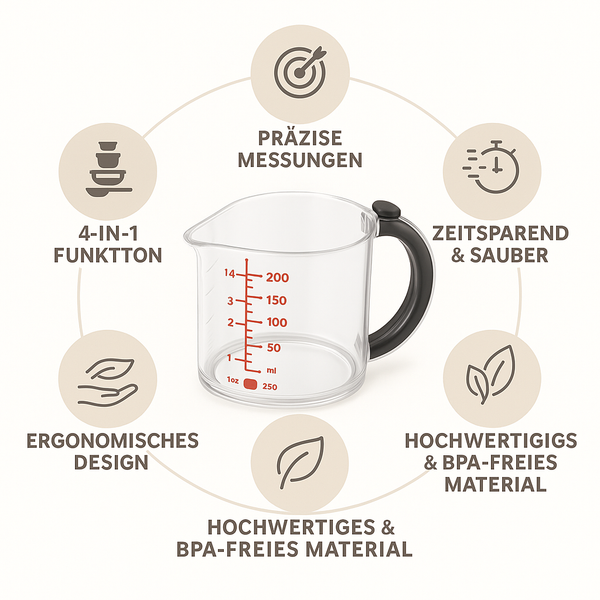 Verstellbarer Küchencube Becher