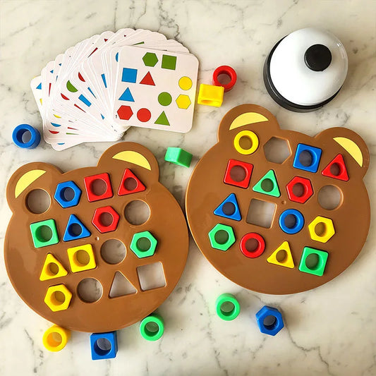 BearMind™ – Montessori Lernspiel für Kinder | Formen & Farben erkennen spielerisch lernen
